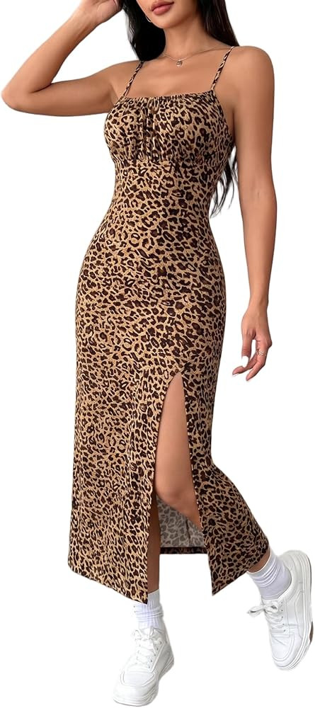 Ulovmi Maxi Dresses for Women Bodycon Sleeveless Backless Slip Dress | Amazon (US)