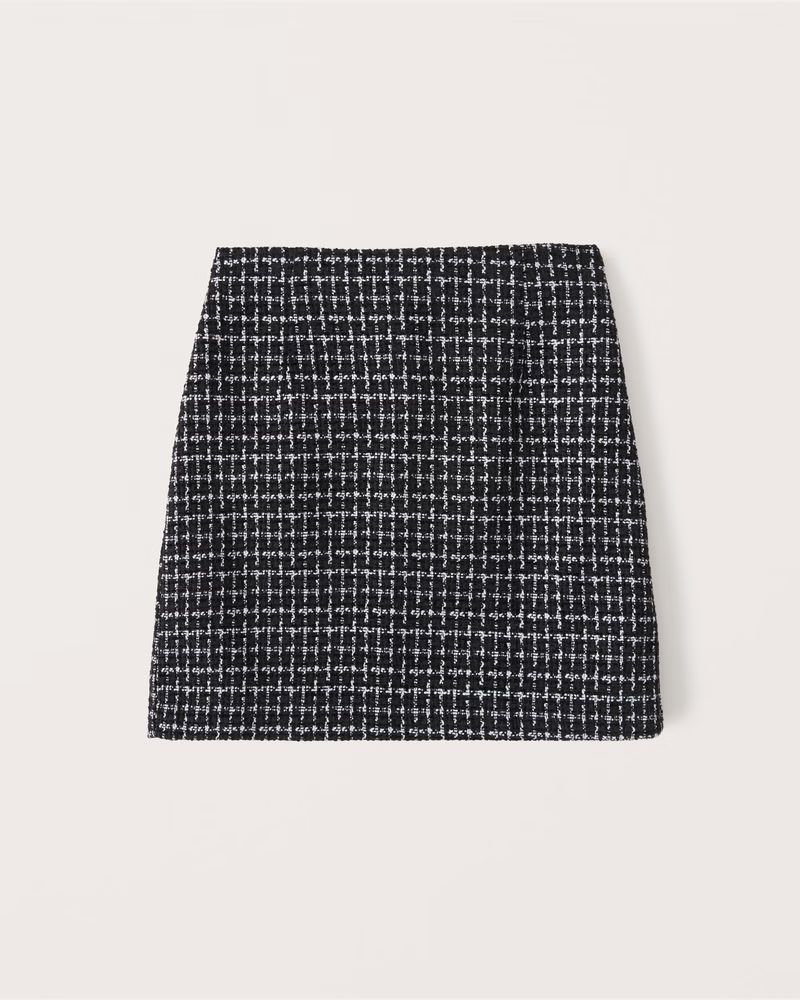 Women's Tweed Mini Skirt | Women's Bottoms | Abercrombie.com | Abercrombie & Fitch (US)