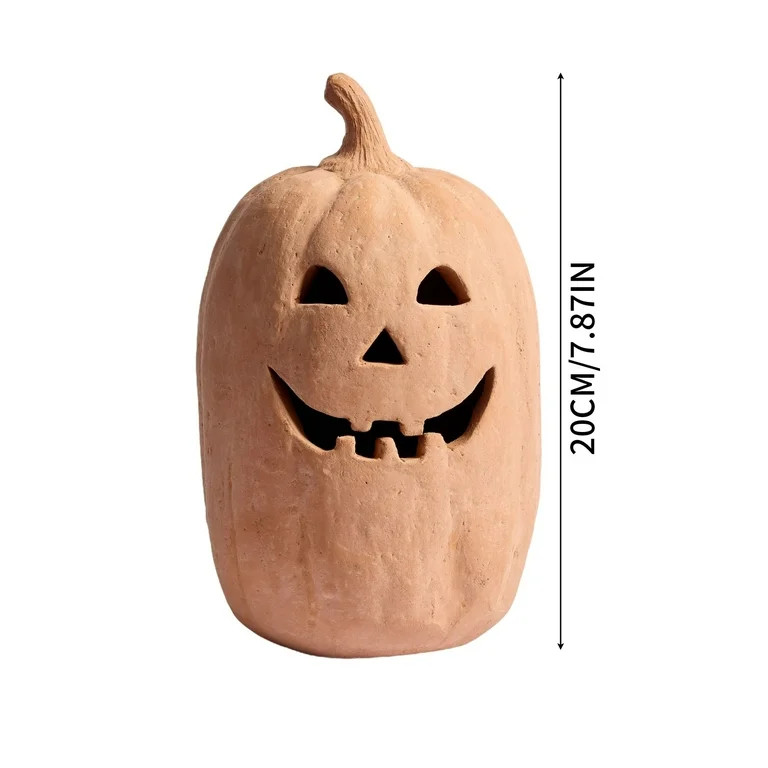 Halloween Pumpkin Lantern Halloween Jack-O-Lantern Decorations LED Pumpkin Lamp Battery Operated ... | Walmart (US)