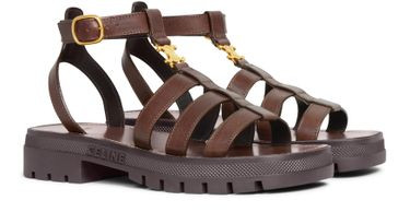 Clea Triomphe gladiator chunky sandal in calfskin - vegetal tanning - CELINE | 24S (APAC/EU)