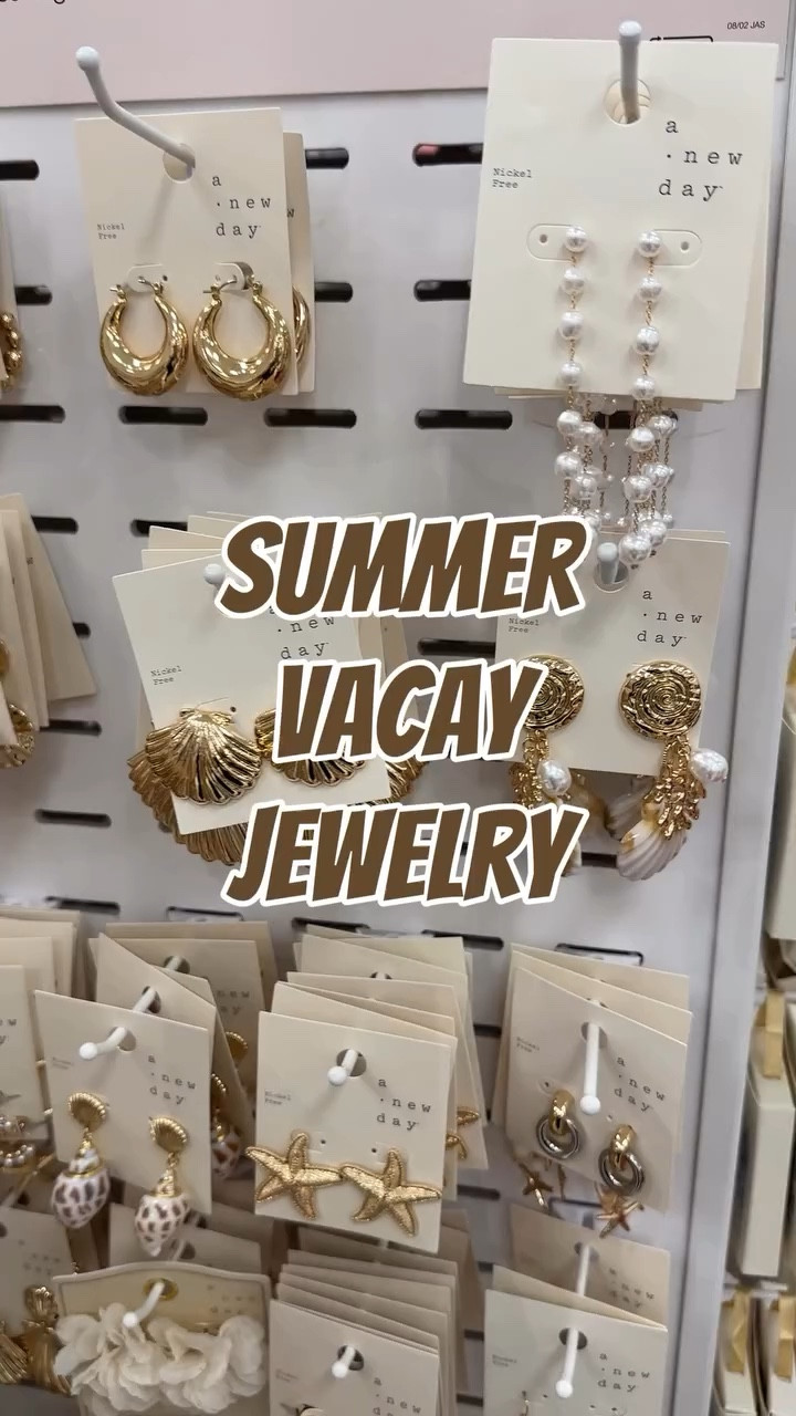  🌞🌴 The summer jewelry at Target just keeps getting better and better! I’m in love with these pieces. So perfect for all of your summer vacations and events. #targetpartner

#LTKSeasonal