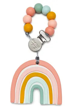 Rainbow Teething Toy & Holder | Nordstrom
