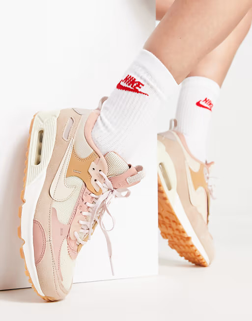 Nike Air Max 90 Futura sneakers in sand drift | ASOS | ASOS (Global)