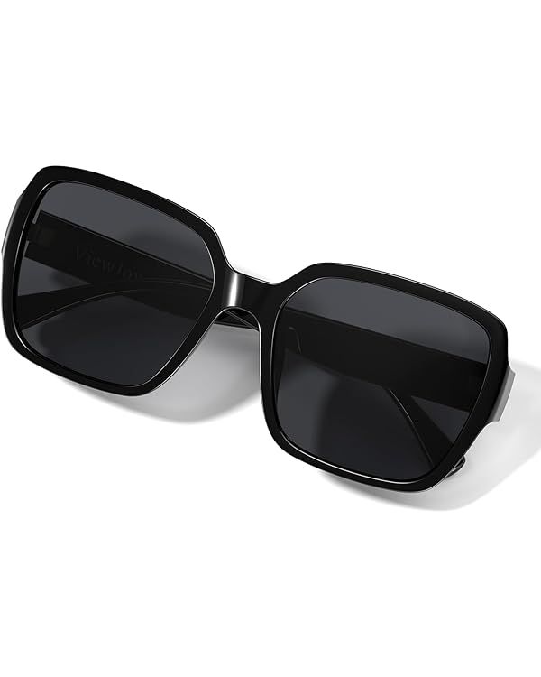Womens Sunglasses Polarized Fashion Designer Square Oversized Classic Trendy Sunglasses | Amazon (US)