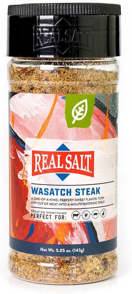 Redmond Real Sea Salt - Natural Unrefined Gluten Free Wasatch Steak Shaker | Amazon (US)