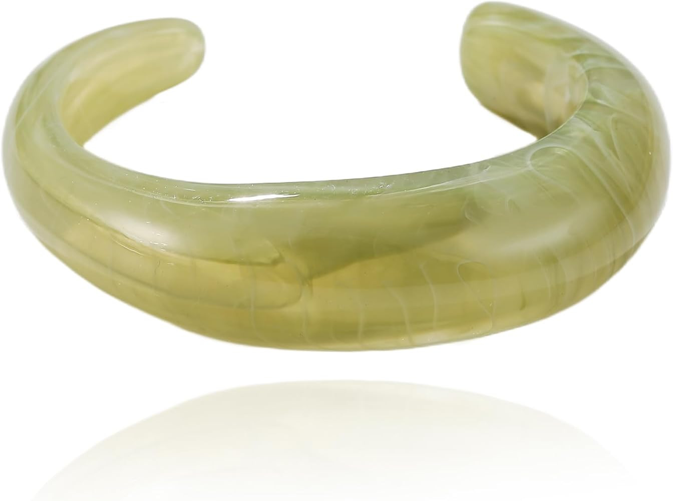 GYRMMUE Chunky Acrylic Bracelet,Vintage Multicolor Bangle Irregular Large Square Bracelets Resin ... | Amazon (US)