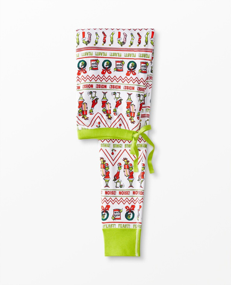 Dr. Seuss Grinch Women's Long John Pajama Pant | Hanna Andersson