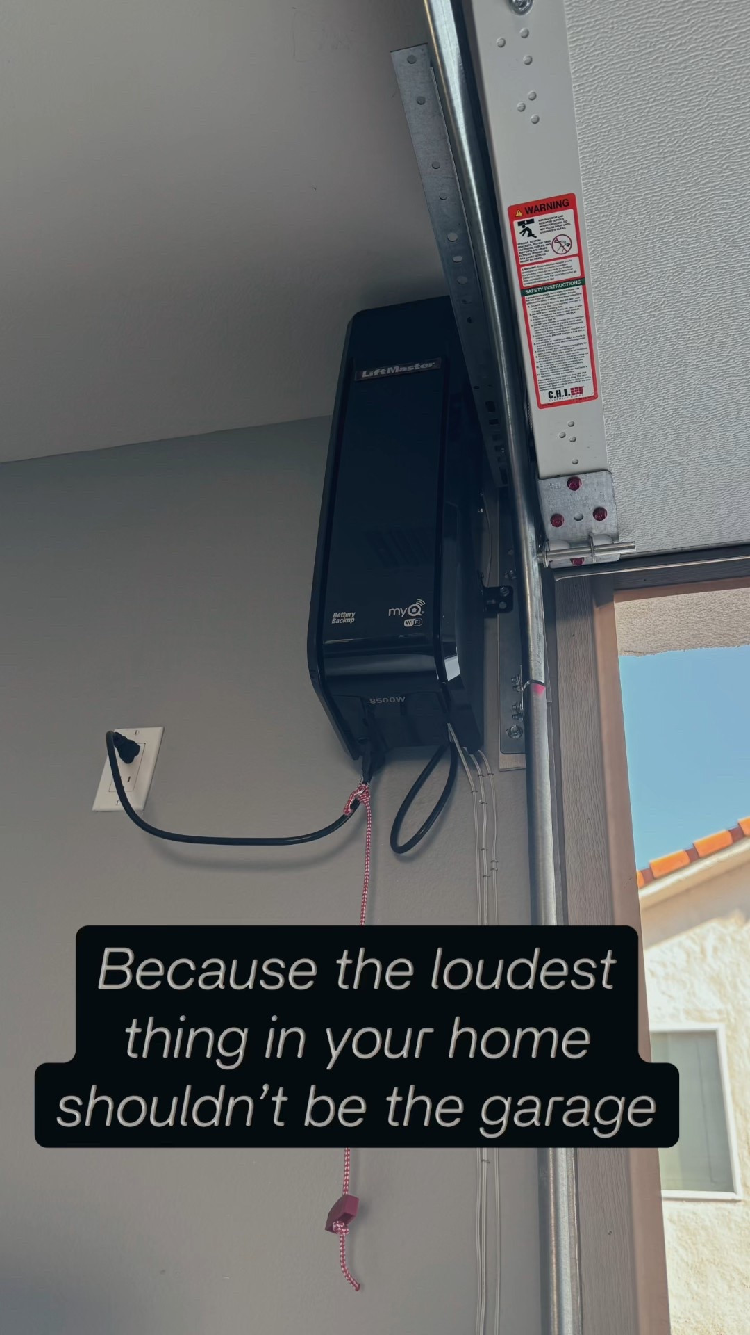 Best Garage door opener 💯 Opens smoothly. Closes silently. Zero disruption

#LTKHome #LTKdayinmylife #LTKOver40
