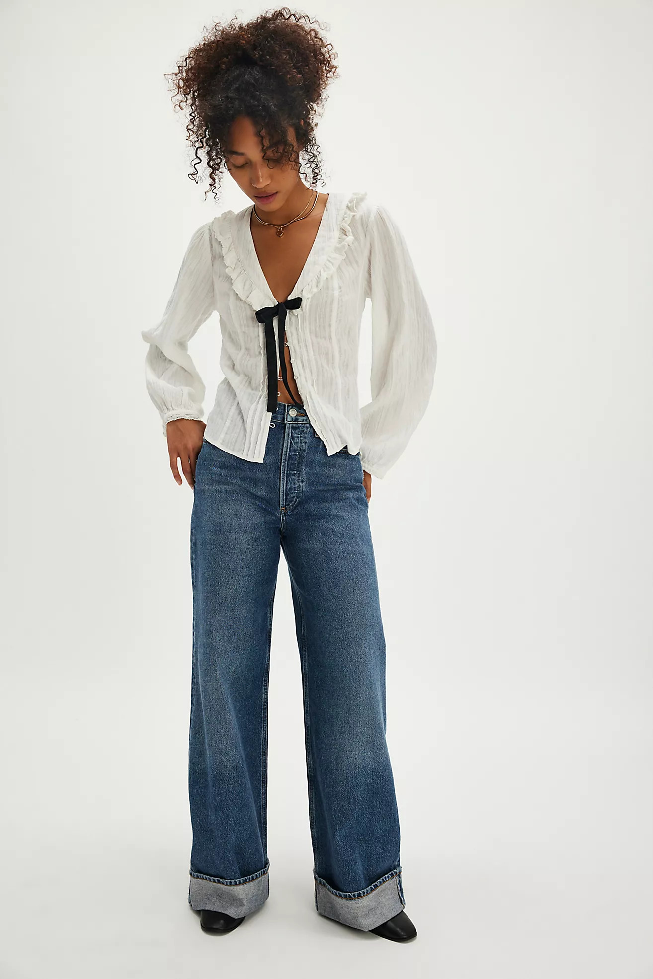AGOLDE Dame Jeans | Free People (Global - UK&FR Excluded)