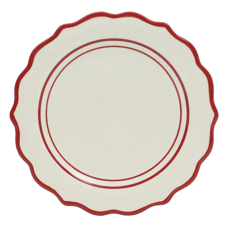 The Pioneer Woman Ainsley 10.5-Inch Dinner Plate, White | Walmart (US)