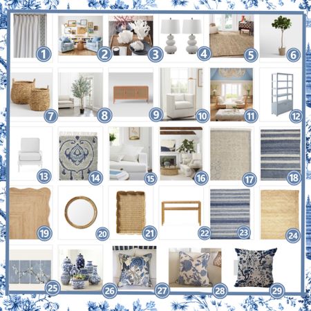 The top Hampton style living room decor and furniture pieces here! 

#LTKstyletip #LTKSeasonal #LTKhome