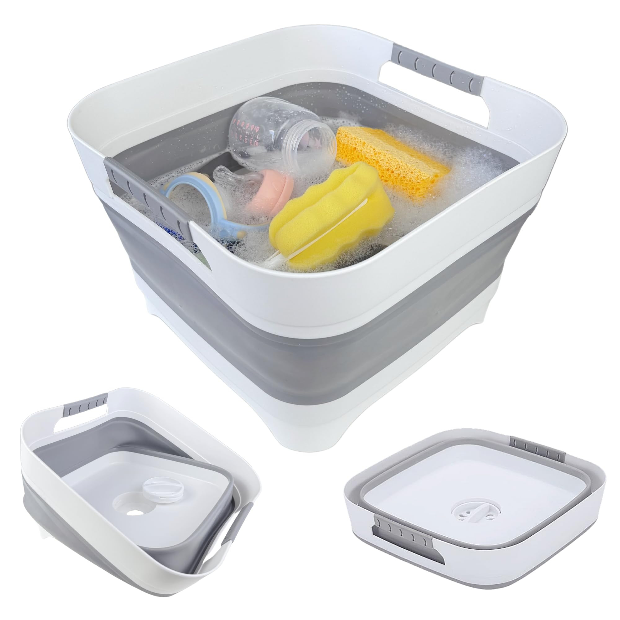 Wash Basin for Baby Bottles, Foldable, Versatile Wash Tub for Kitchen, RV, Outdoor Camping Sink, ... | Amazon (US)