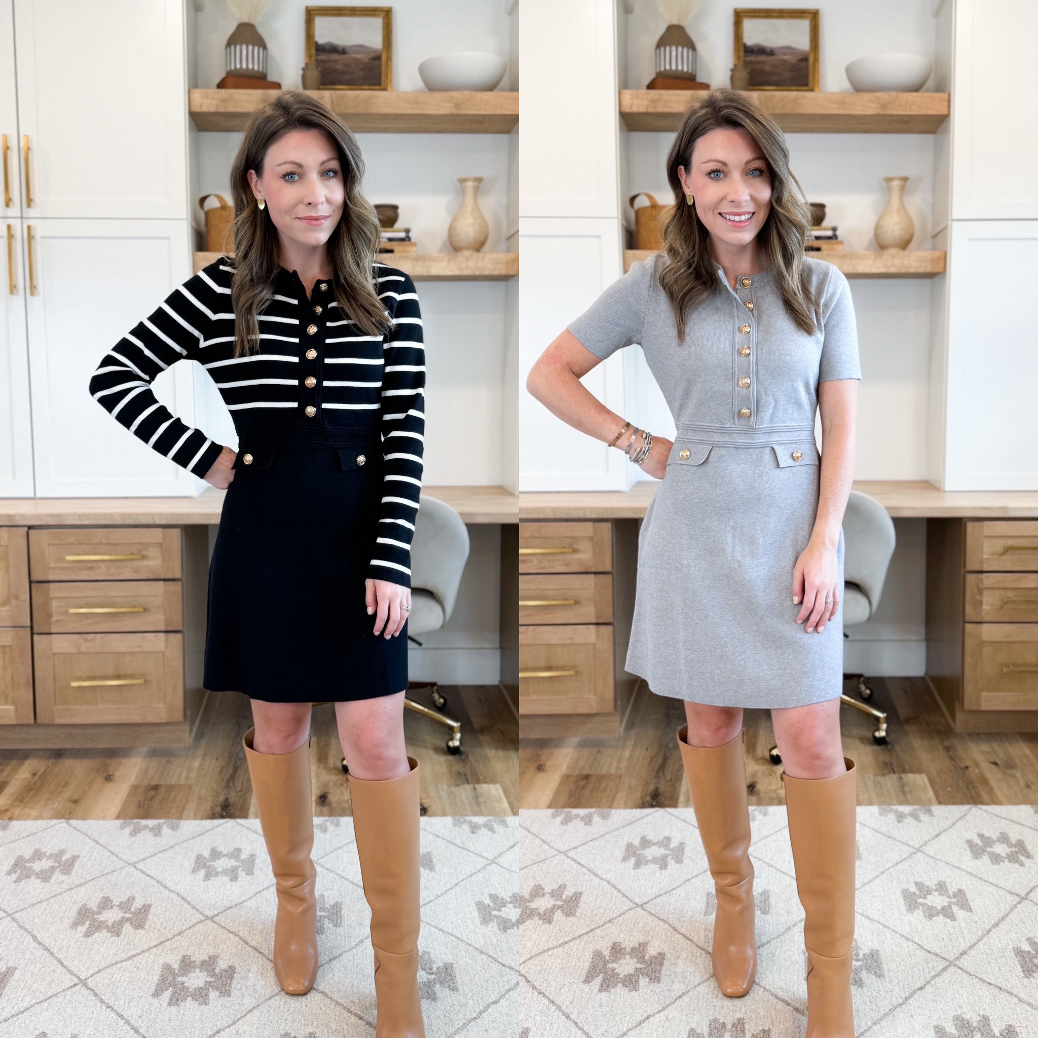 AMAZON old money style dress that comes in short & love sleeve options! So cute to wear with heels or boots to work. I’m wearing a size small 

#LTKWorkwear #LTKFindsUnder50 #LTKStyleTip