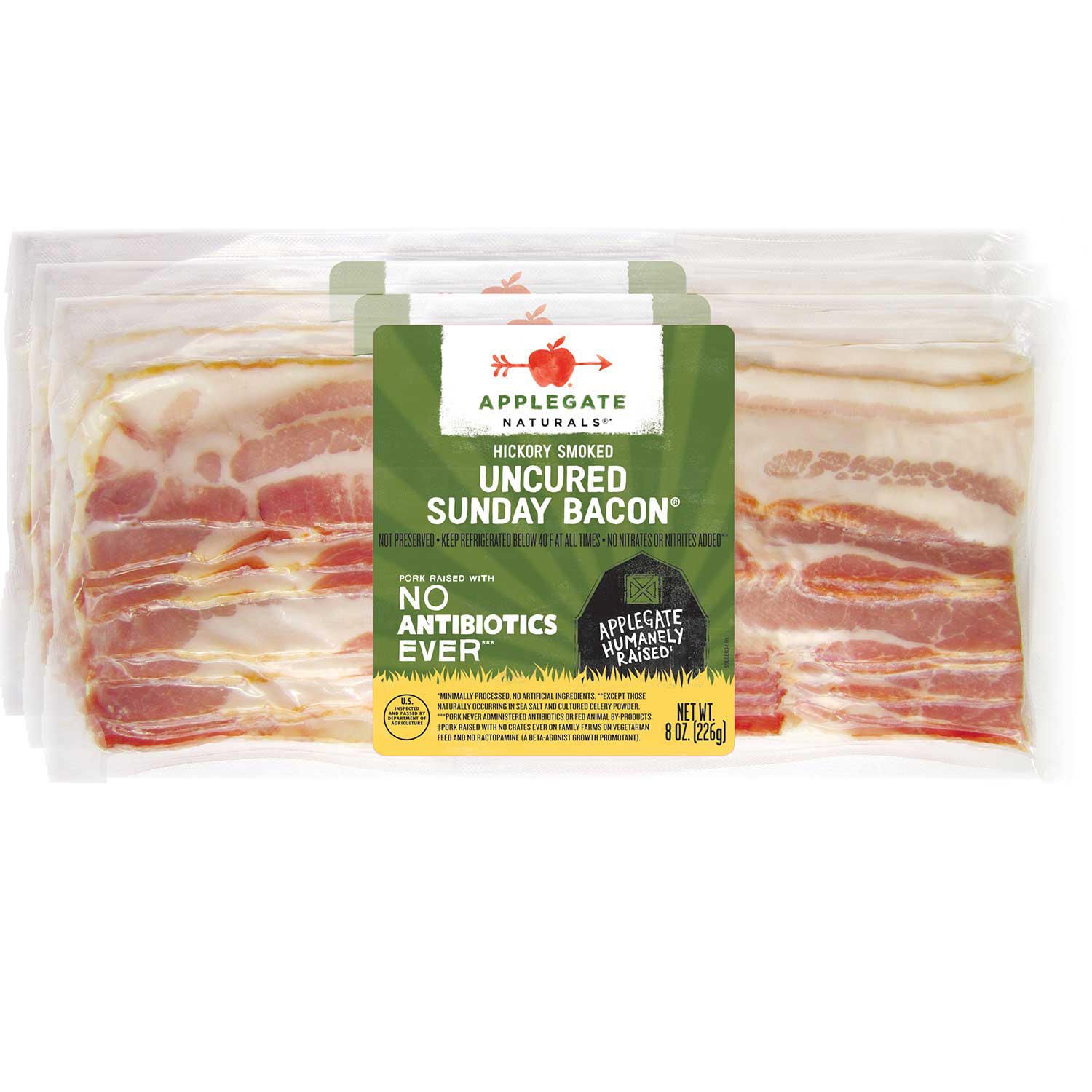 Applegate Uncured Sunday Bacon (8 oz., 3 pks.) | Sam's Club