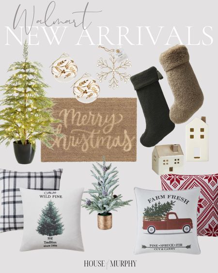 Neutral holiday home | winter whites | walmart finds | affordable holiday decor | trim the tree | ceramic house | snowflake ornaments | flocked Christmas tree | throw pillows | stockings | washable rug | lit porch tree | plaid pillow | holiday doormat | stockings

#LTKHoliday #LTKSeasonal #LTKhome