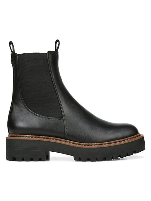 Laguna Lug-Sole Leather Combat Boots | Saks Fifth Avenue