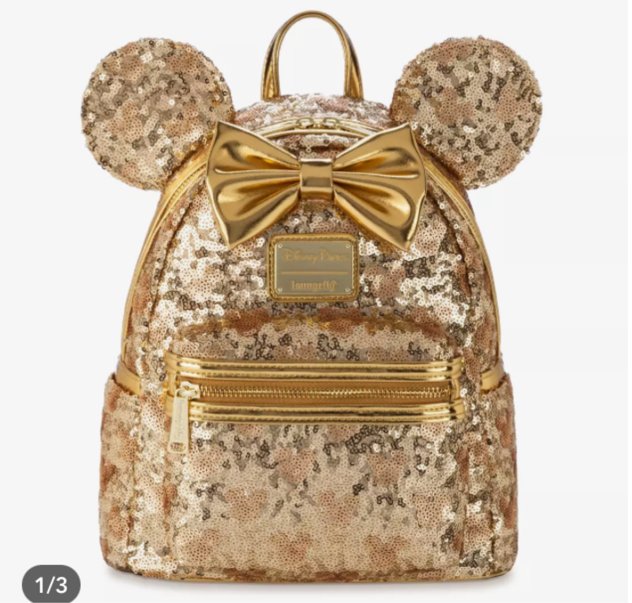 Disney Store - Loungefly - Minnie Mouse Gold Sequin backpack 

#LTKWatchNow #LTKGiftGuide #LTKHoliday