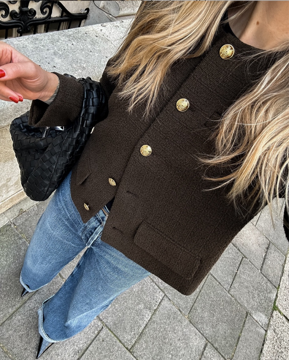 Tweed lady jacket (size 6), AGOLDE jeans (tts), fashion Jackson, fall outfit, fall, London outfit 

#LTKStyleTip #LTKOver40