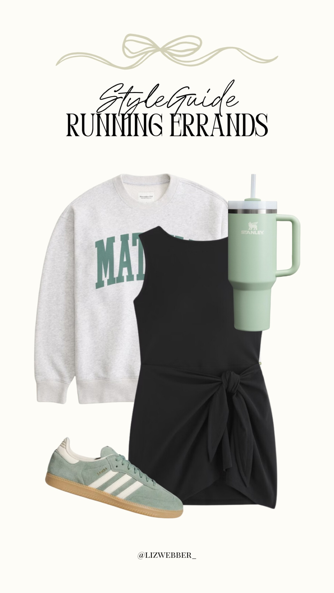 Running Errands! matcha, Stanley, sneakers, active dress 

#LTKWatchNow #LTKSeasonal #LTKU