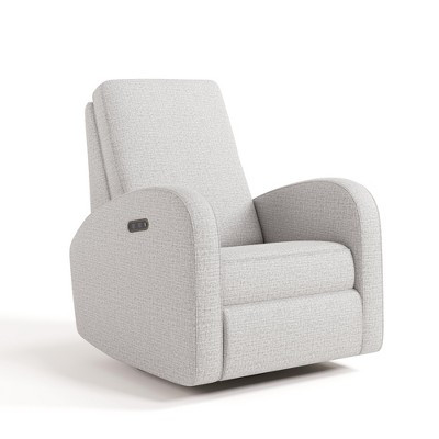 Storkcraft Santa Monica Power Recliner with USB Charging Steel Basketweave | Target