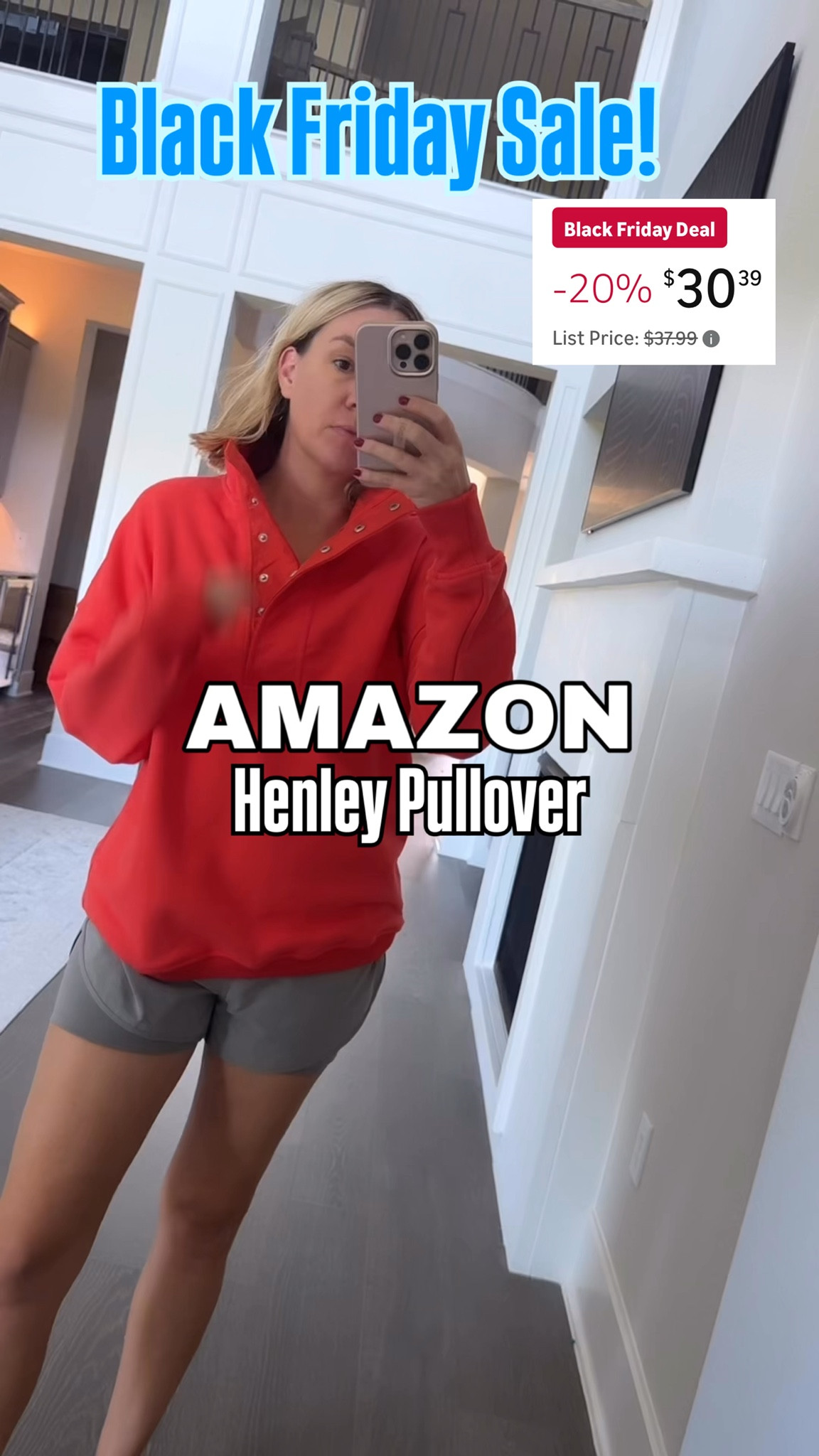 Only $30 for the cutest pullover Henley! Looks just like aerie for less! 

#LTKCyberWeek #LTKSaleAlert #LTKootd