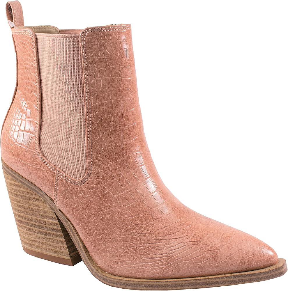 ARIDER ARiderGirl Dako Western Booties Animal Prints Ankle Boot with Stacked Heel Pointed Toe Boots | Amazon (US)