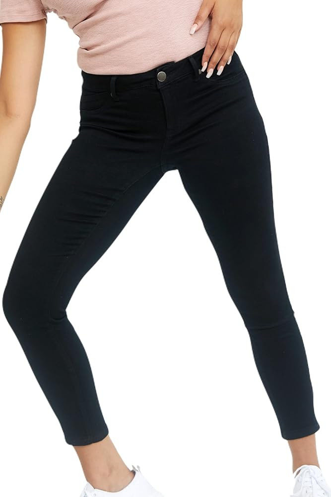 1822 Denim Women's Curvy 28" Butter Skinny Jeans | Amazon (US)
