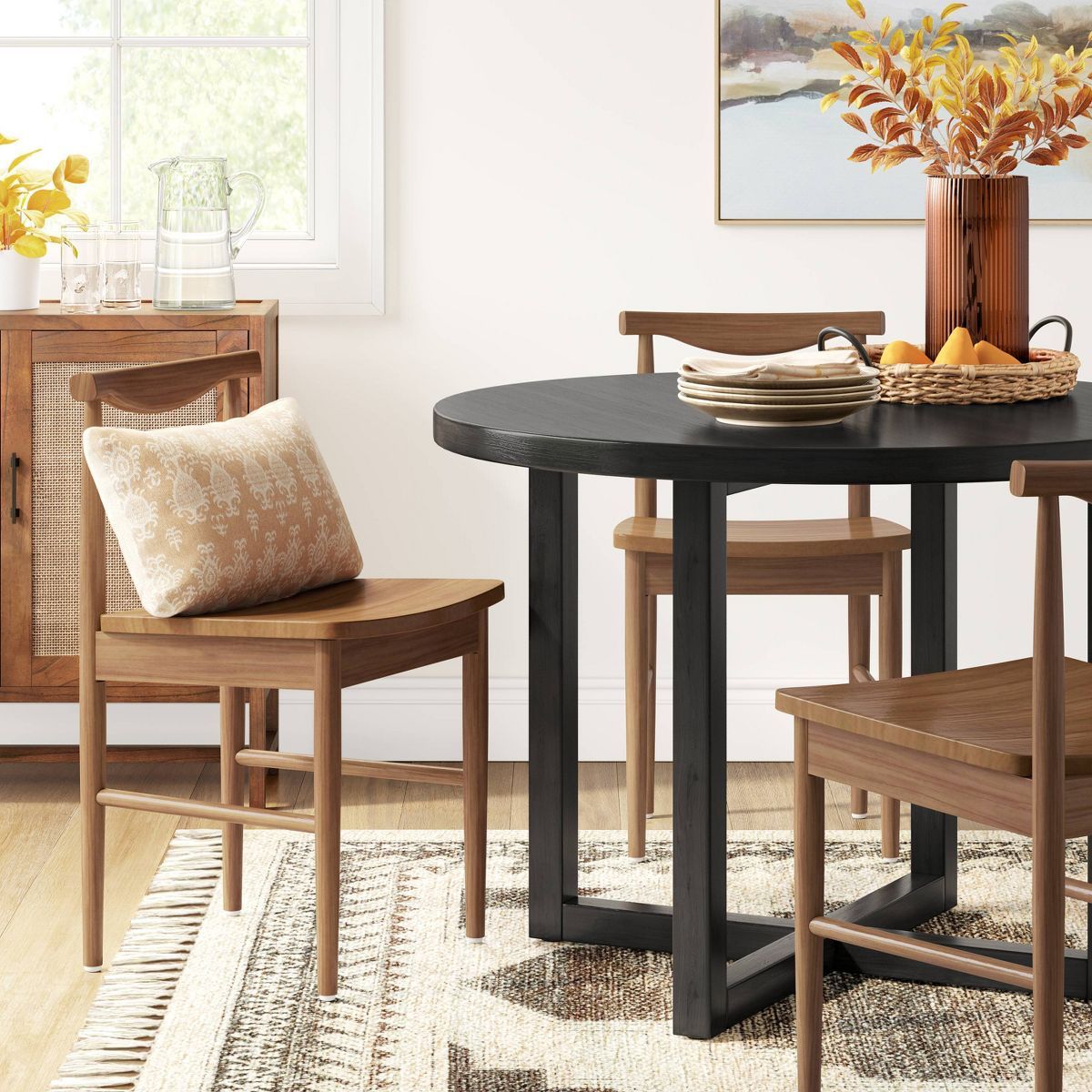 Keener All Wood Round Dining Table - Threshold™ | Target
