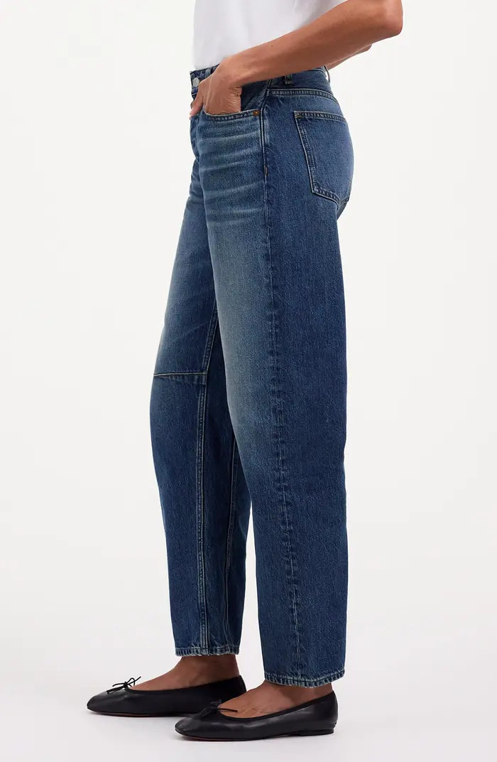 Madewell Darted Barrel Leg Jeans | Nordstrom | Nordstrom