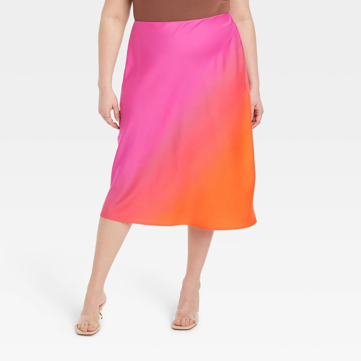 Women's A-Line Midi Slip Skirt - A New Day™ | Target