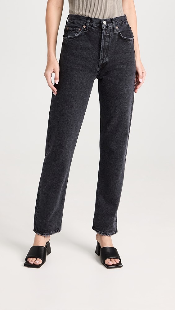 AGOLDE 90s Pinch Waist High Rise Straight Jeans | Shopbop | Shopbop
