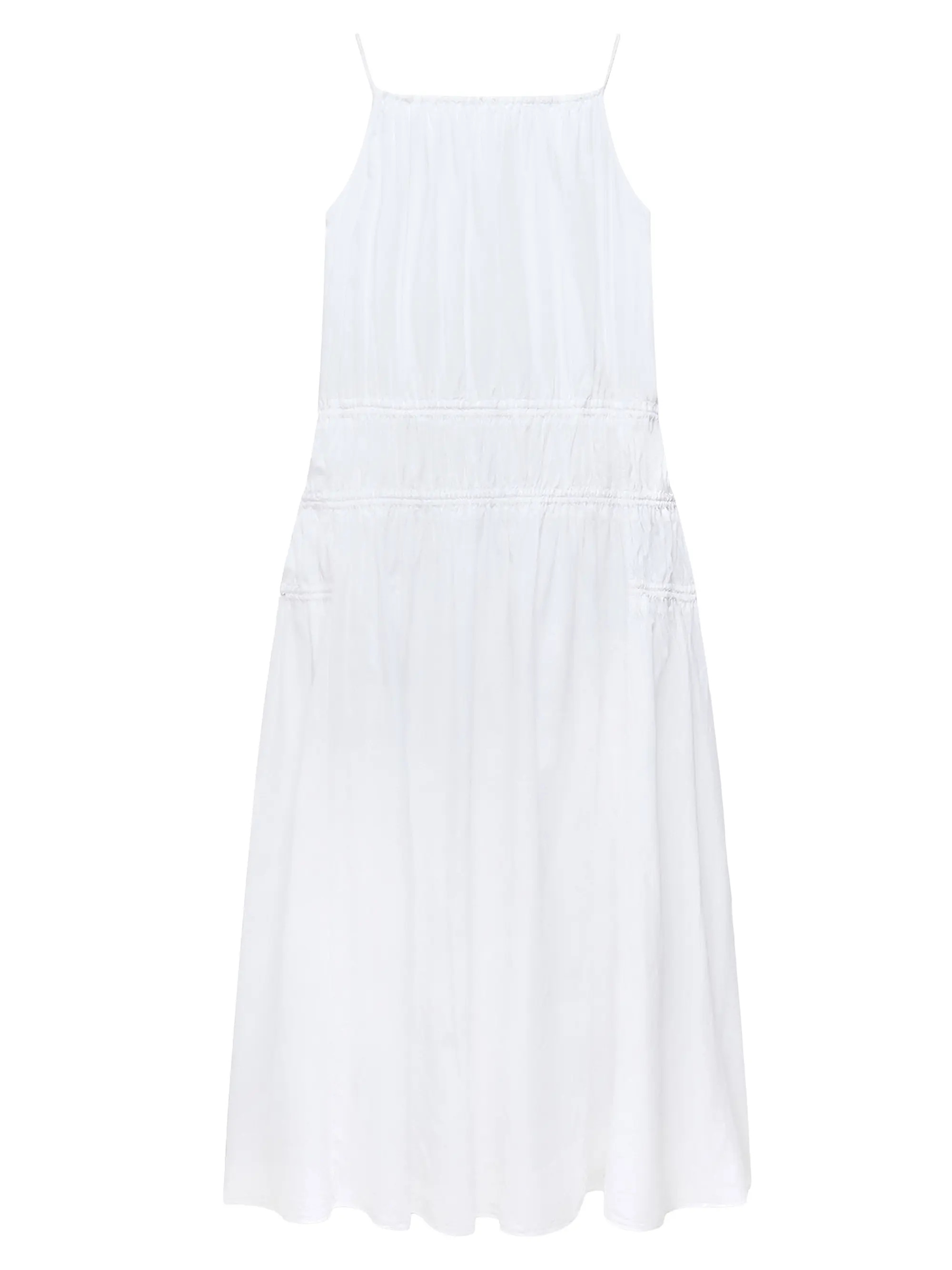 Gathered Scoop Back Dress | Saks Fifth Avenue