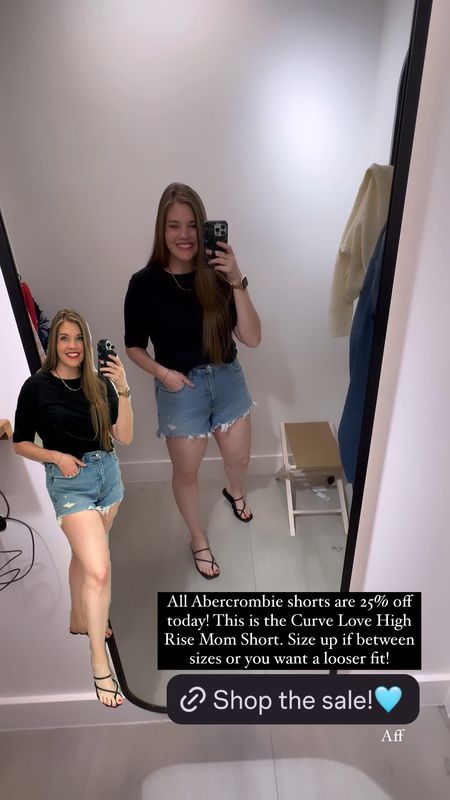 HUGE ABERCROMBIE SALE! Shorts are 25% off and use code AFSHORTS for an additional 15% off! Makes these shorts under $40! I'm in the curve love high rise mom short in a 32, and I'm 5'8". This is my true size, but definitely size up if between sizes or you want a looser fit!
...........
Jean shorts Abercrombie shorts summer shorts denim shirts cutoffs cutoff shorts shorts under $50 shorts under $100 mother dupes agolde dupes dress shorts shorts and blazer Abercrombie sale mid rise shorts high rise shorts low rise shorts mom shorts dad shorts size 14 shorts plus size shorts midsize shorts size 12 shorts summer outfit summer looks summer trends maxi skirt linen pants linen shorts linen dress graduation dress graduation look vacation outfit vacation look 

#LTKFindsUnder50 #LTKPlusSize #LTKMidsize