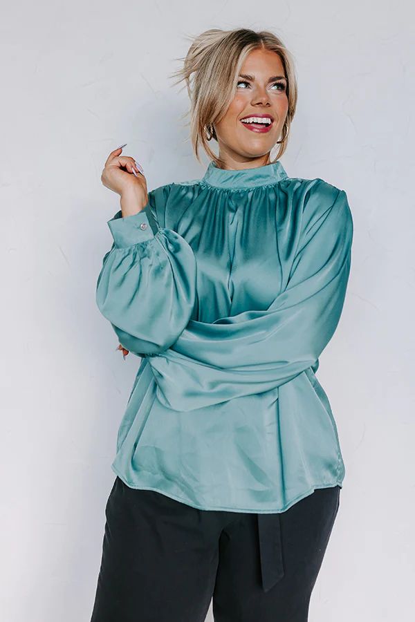 You're The Best Shift Top in Teal Curves | Impressions Online Boutique
