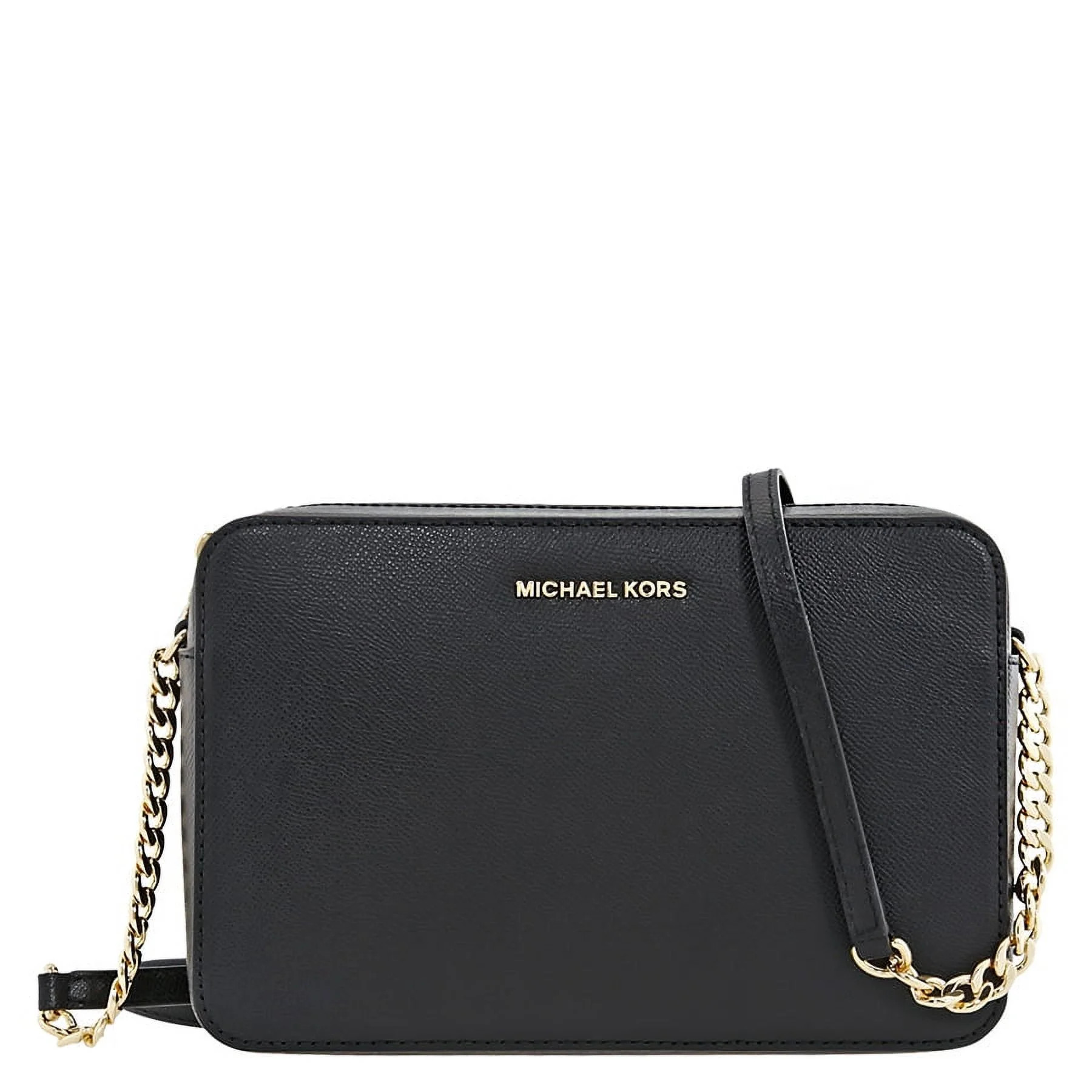 Michael Kors Jet Set Crossbody Bag Large Crossbody - Black | Walmart (US)