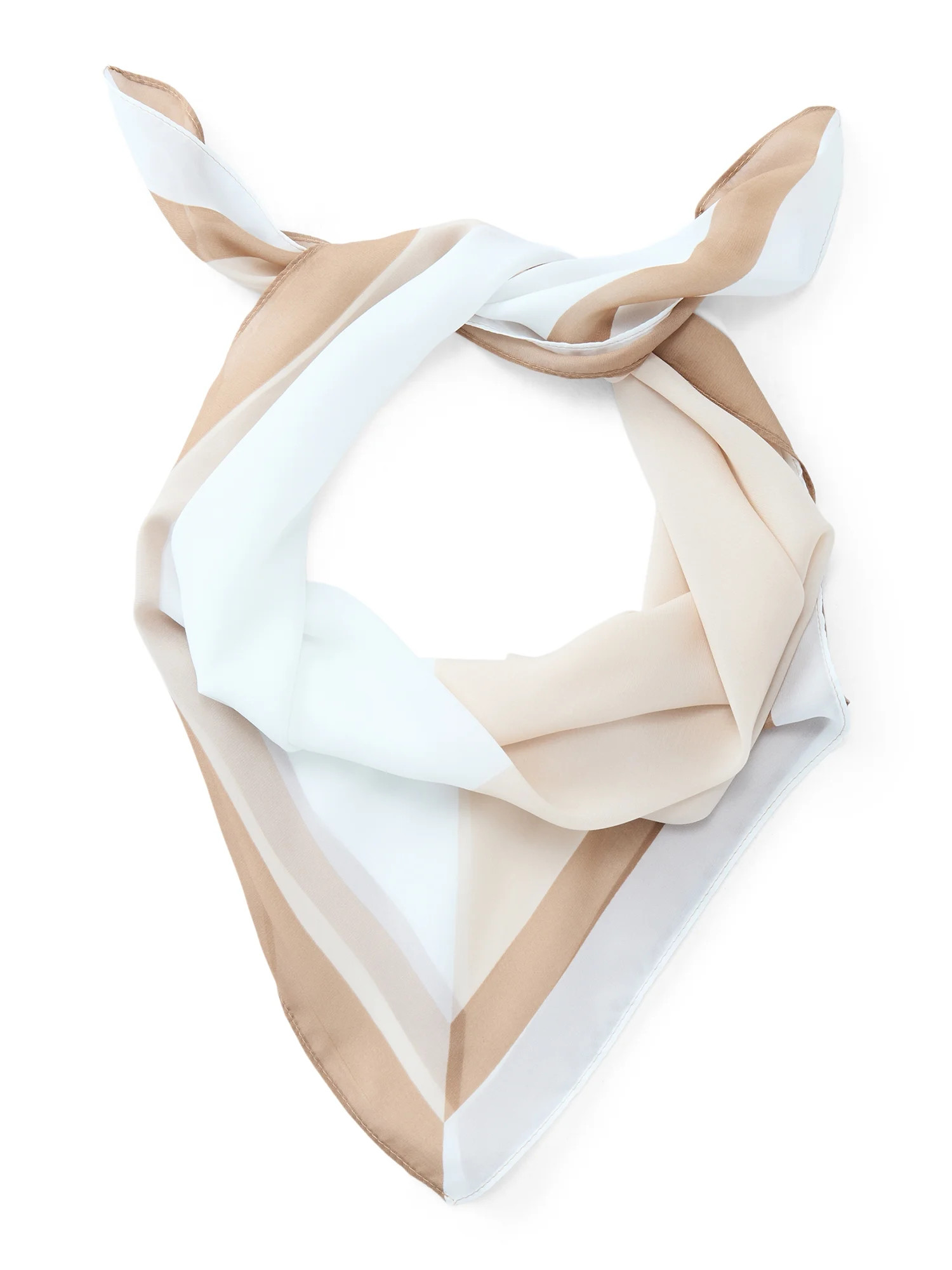 Time and Tru Women's Printed Square Scarf - Vintage Geometric Pattern | Walmart (US)