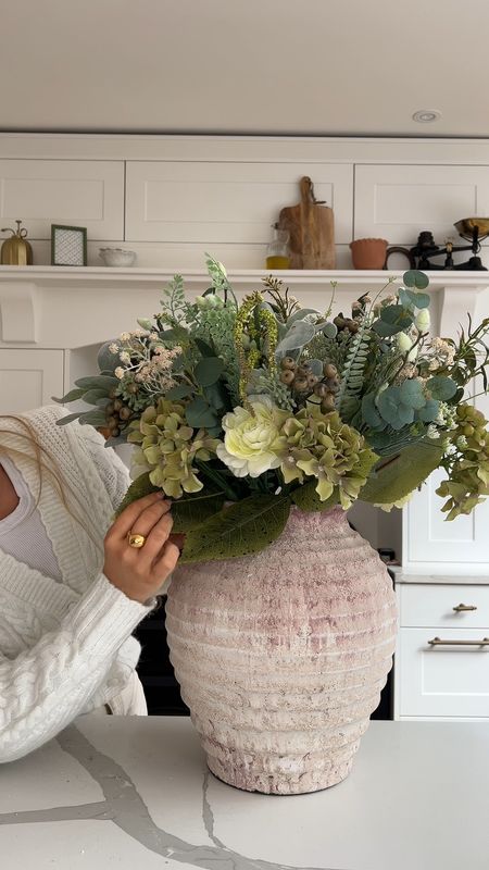 The flowers I’m using are the Habitat Artificial Faux Hydrangea Bouquet 

#LTKeurope #LTKSeasonal #LTKhome