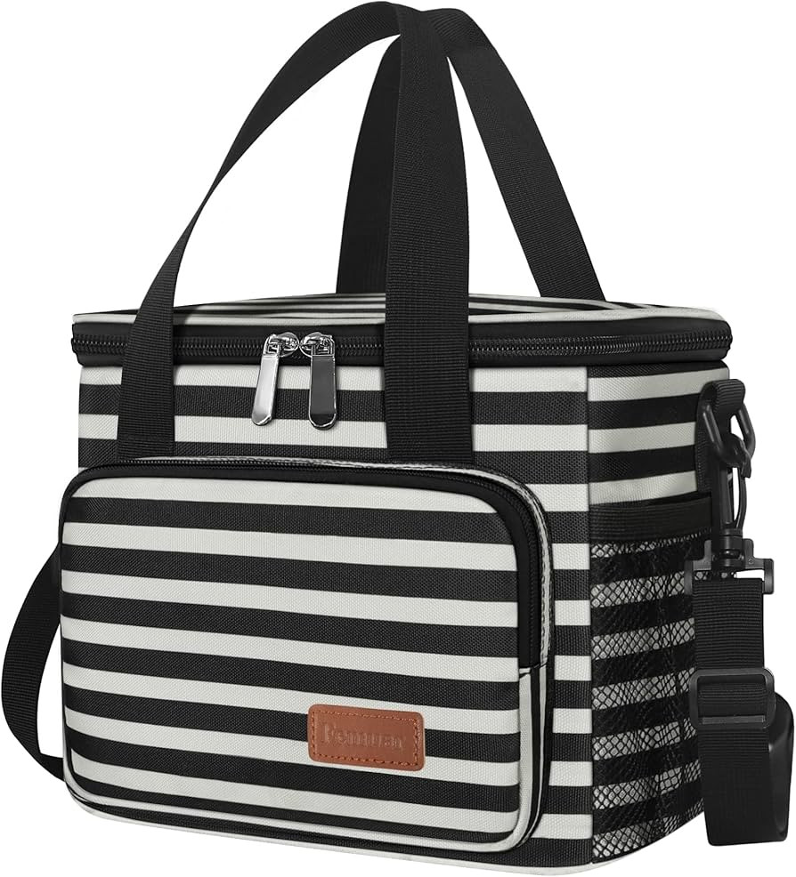 Femuar Lunch Bags for Women/Men, Insulated Lunch Bag for Work Office Picnic - Lunch Cooler Bag Le... | Amazon (US)