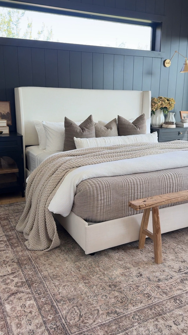 Cozy fall bedroom refresh with some of my favorite Quince basics.