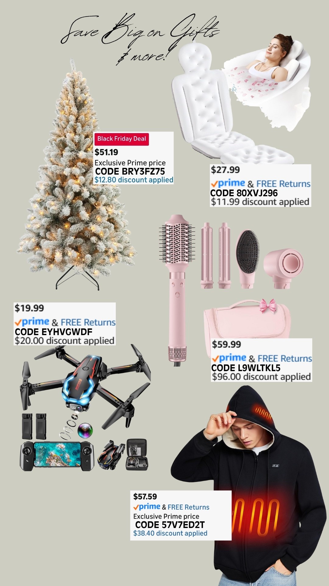 PROMO CODE DEALS ON AMAZON!

Promo codes are entered are on the check out screen where you select payment method. 

Codes & coupons only work for a limited time! If you get an error, it may have maxed the color/size you selected.. so try another one. Sometimes it helps to check out one item at a time! 

SCREENSHOT TO EASILY COPY/PASTE PROMO CODE AT CHECKOUT! 


#LTKCyberWeek #LTKGiftGuide #LTKHoliday