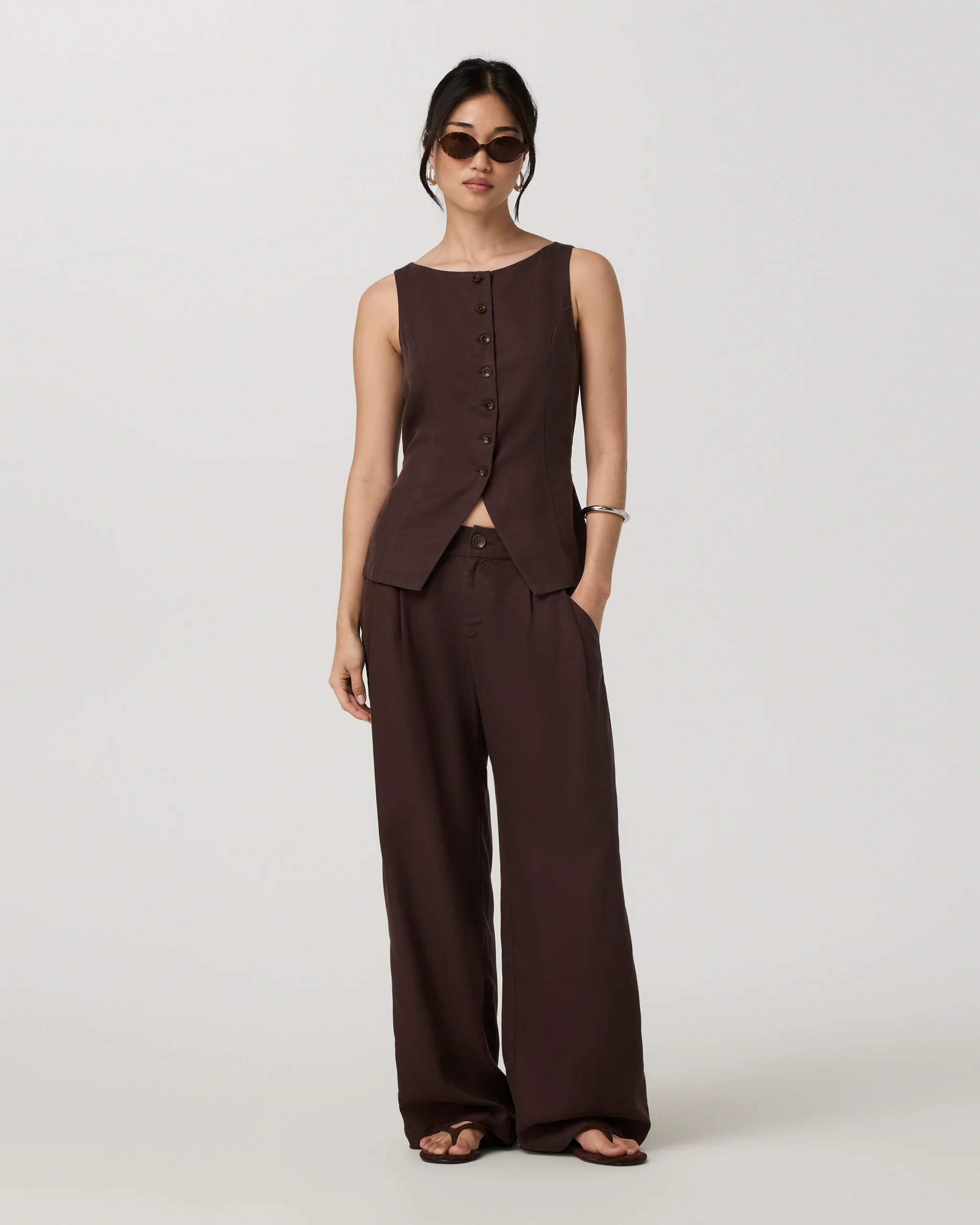 Trestles Twill Button Down Tank | Vuori Clothing (US & Canada)