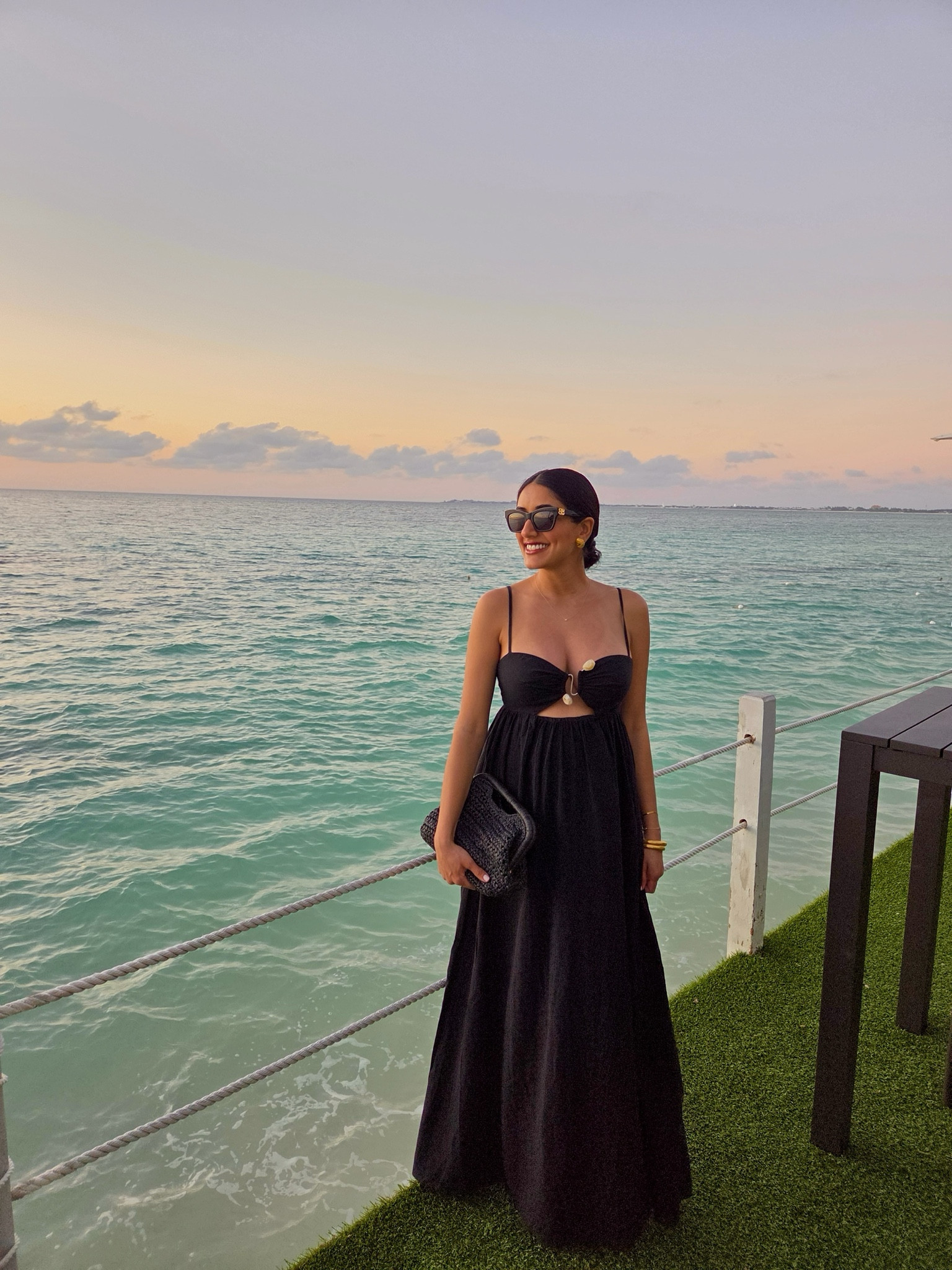 The perfect vacation dress! 
I sized up to a medium 