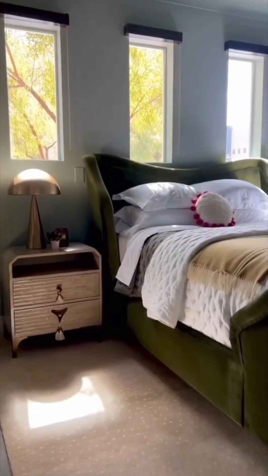 Here is a video tour of my recent Guest suite reveal. The suite was inspired by my clients fabulous personality and that Brazilian sapphire green quartzite slab. The goal was to create a space welcoming guests while keeping in mind my client using it as her own as she gets older. 

SHOP SOME EXACT ITEMS AND SOME DUPES TO RECREATE THIS FABULOUS BEDROOM 
.
.
Video editing by @severinamijan 

#dressyourspace #makeityours #guestsuite #guestsuitedesign #marieantoinette #greenroom #greenquarzite #lasvegasinteriordesign #lasvegasinteriordesigner #interiordesign #interiordesigner #interiorstyling #interior #colorlove #anthropologiehome #wednesdaymotivation #reelsinstagram #wayfairfinds

#LTKHome #LTKFamily #LTKOver40