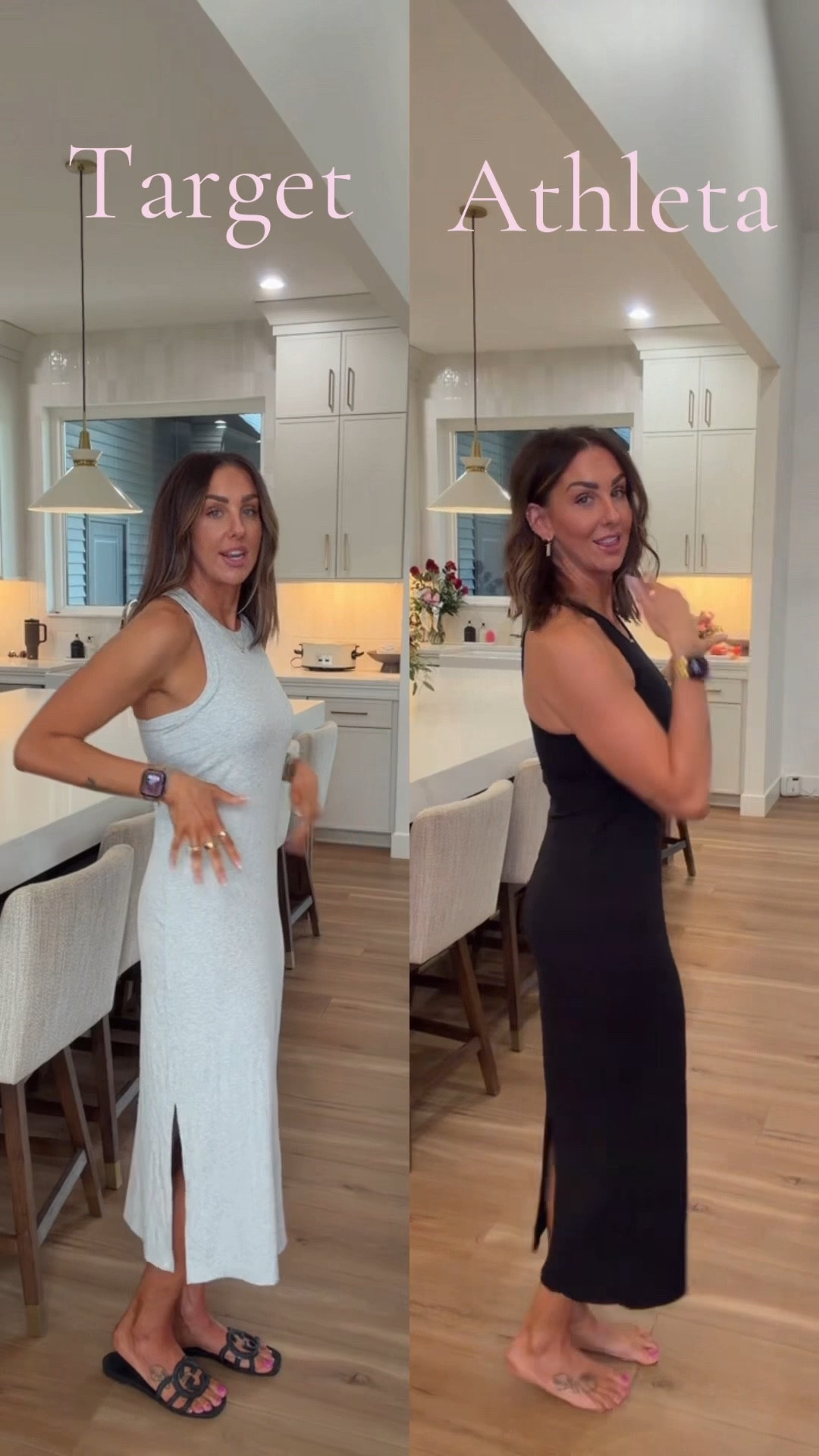 Target dress vs Athleta dress! They are VERY similar but I’d say the Athleta one is a little more fitted! 

#LTKActive #LTKSpringSale #LTKootd