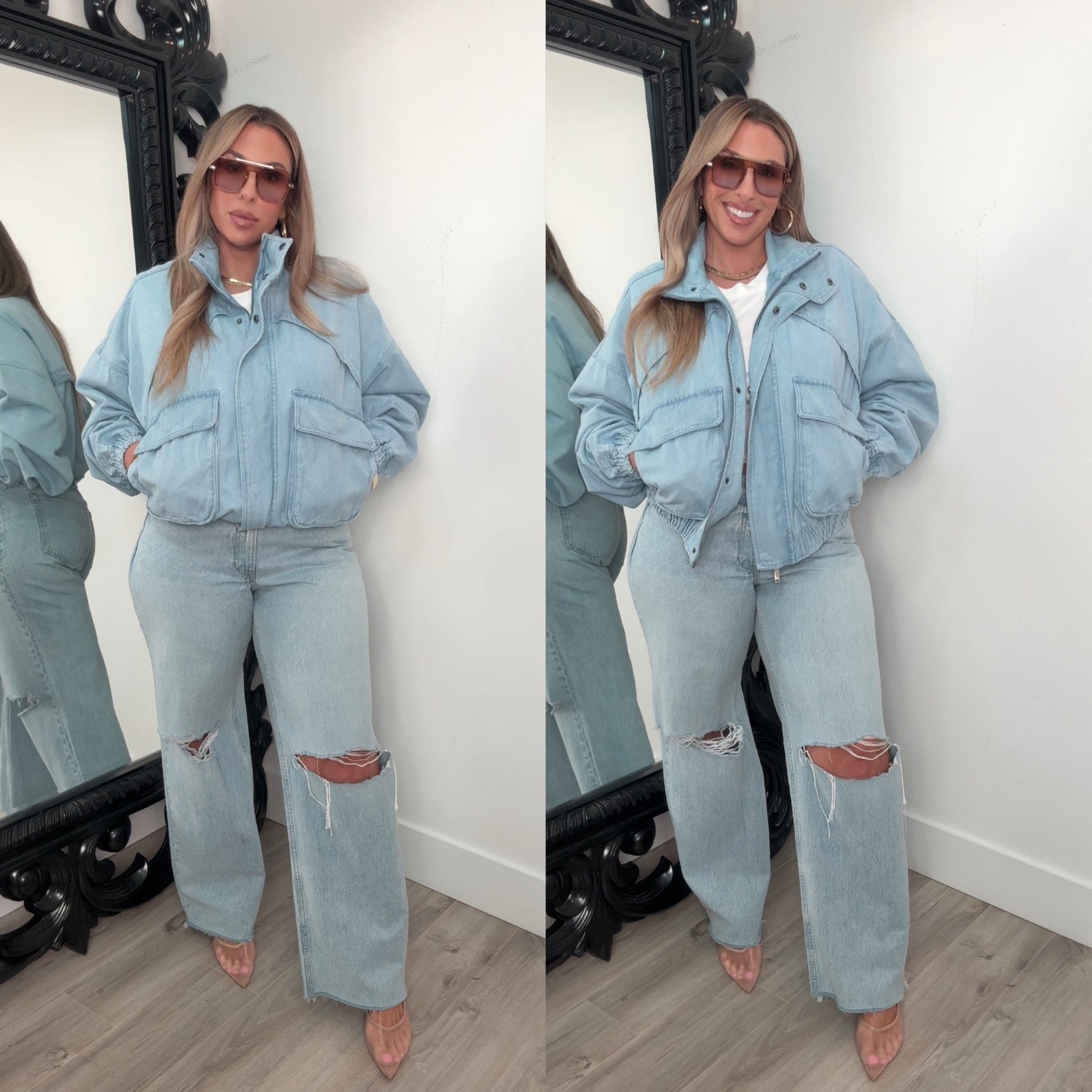 

Super cute midsize outfit 

jacket size M (size down)

jeans 31L (12) curve love fit. curve love gives an extra 2 inches in the hip and thighs. I also linked the classic cut. Jeans have no stretch but a relaxed ft (I love the fit) 

#LTKMidsize #LTKootd #LTKOver40

#LTKOver40 #LTKootd