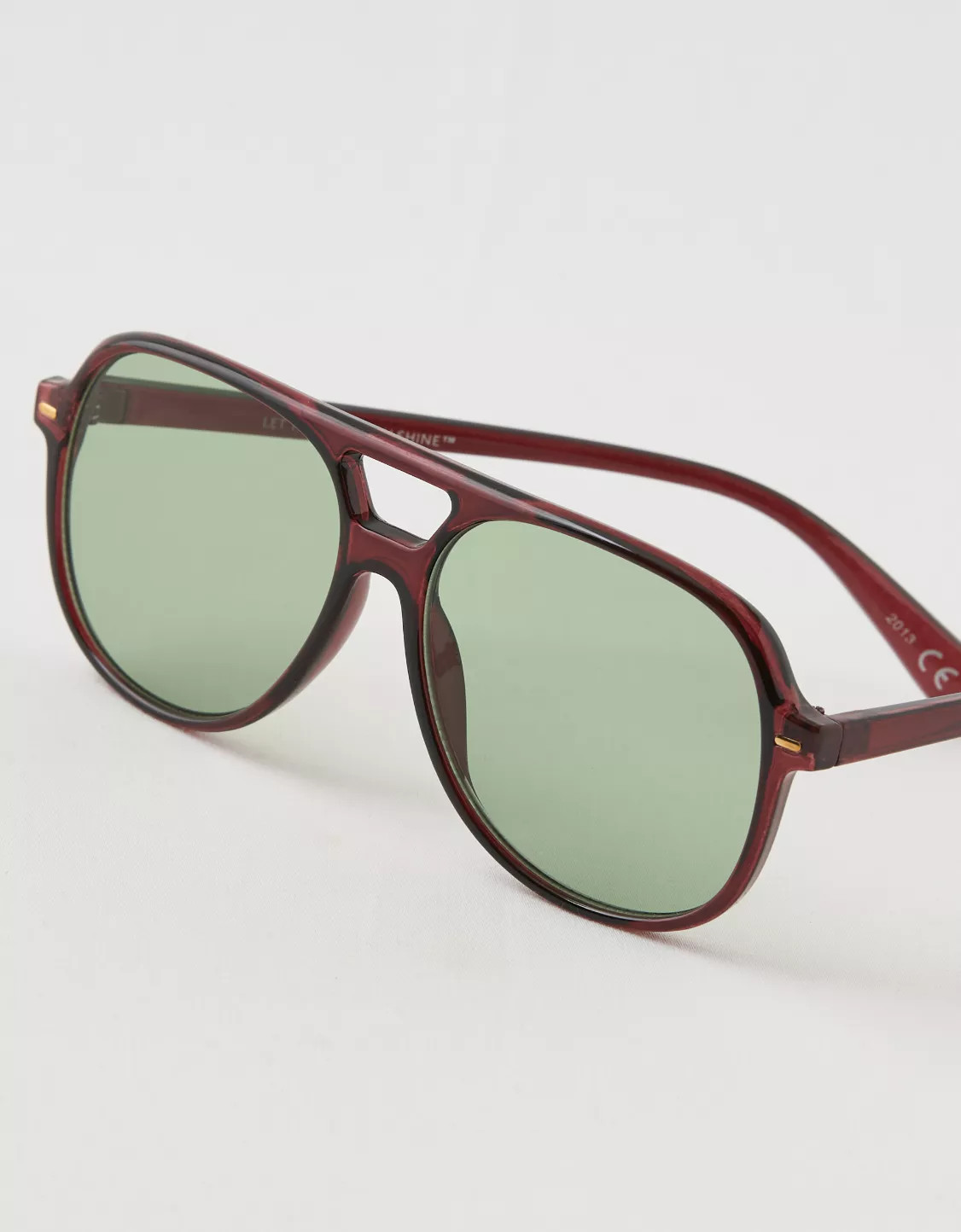 Aerie Double Bridge Aviator Sunglasses | Aerie