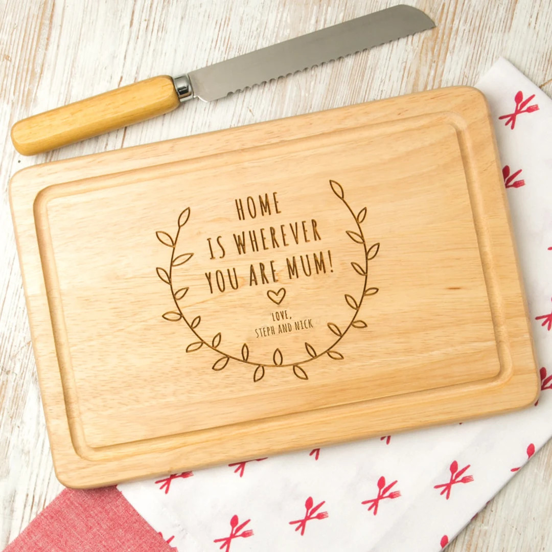 Personalised Mothers Day Gifts - Personalised Gifts For Mum - Engraved Wooden Chopping Board | Etsy (US)