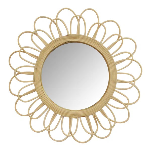 Radeema Rattan Eclectic Accent Mirror | Wayfair North America