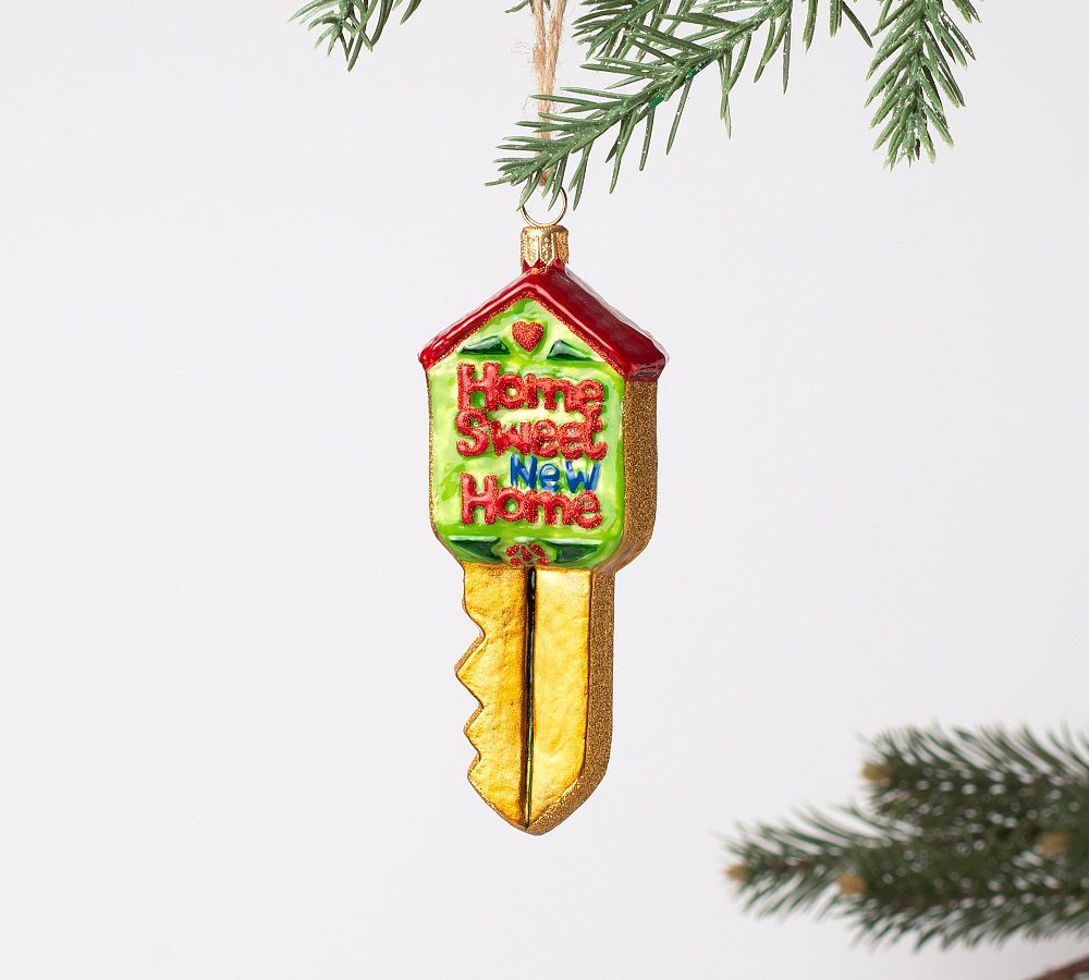 Handmade Heirloom New Home Key Ornament | Pottery Barn (US)
