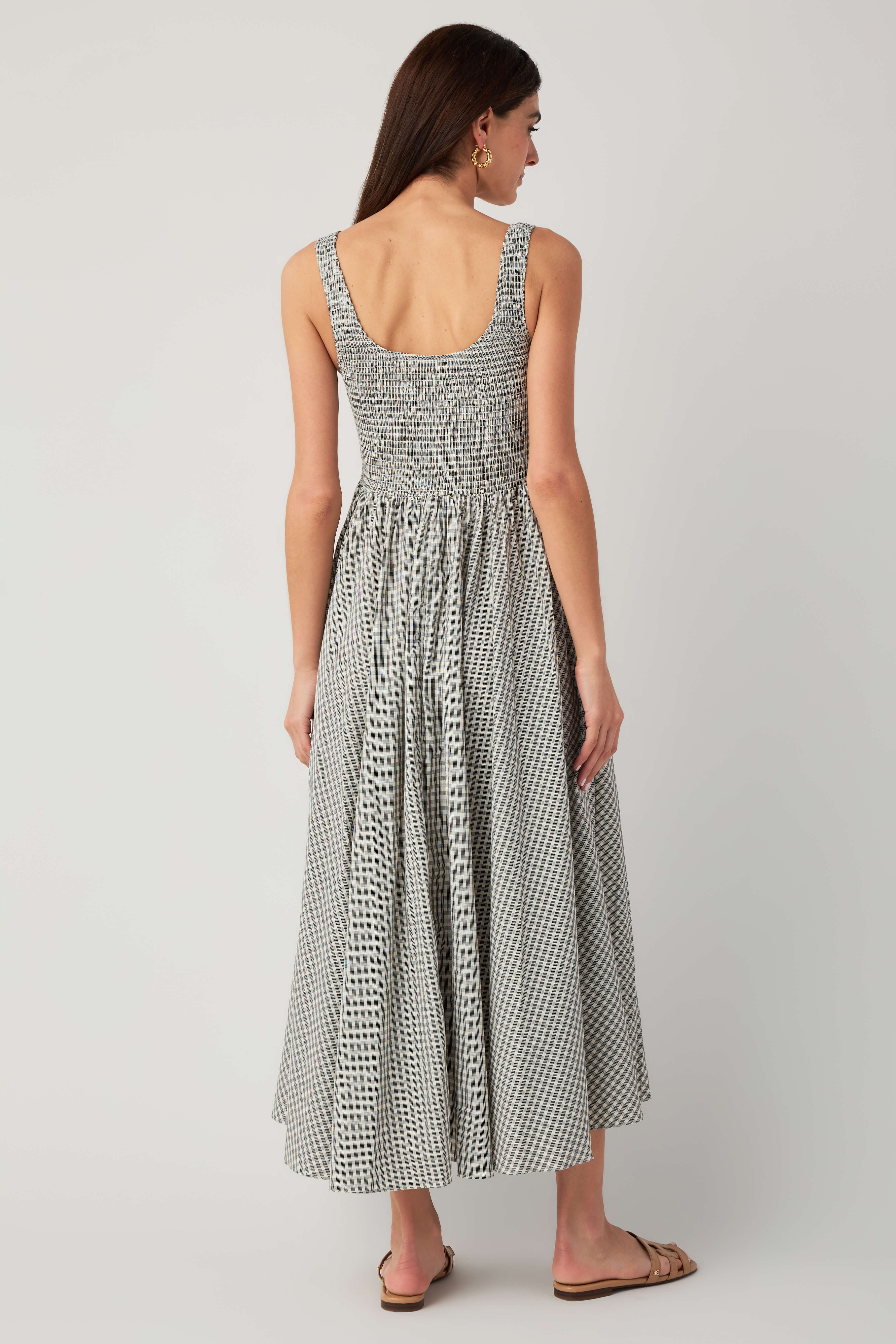 Olivaceous Ella Gingham Maxi Dress | Social Threads